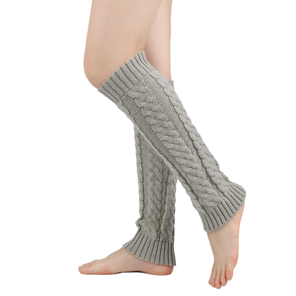 Knit Leg Warmers Warm Boot Socks for Women Cozy Leggings Knee High Thermal Socks